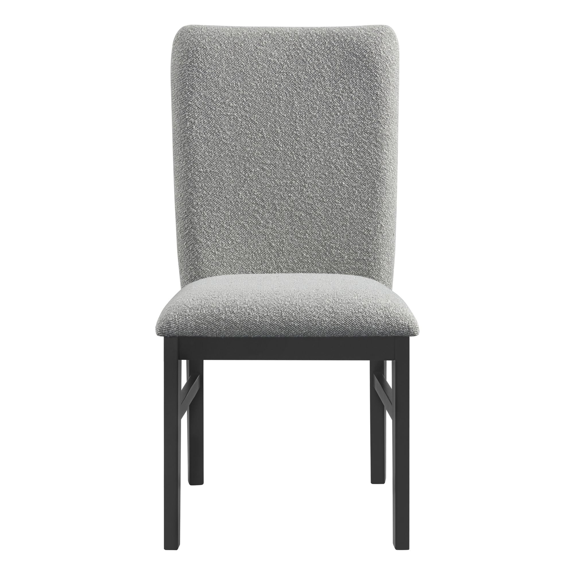 Portland-Side-Chair-with-Grey-Fabric-(PGY1113-4)-in-Black-(2-Per-Carton)