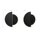 Meridian Wall Décor Black