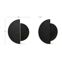 Meridian Wall Décor Black