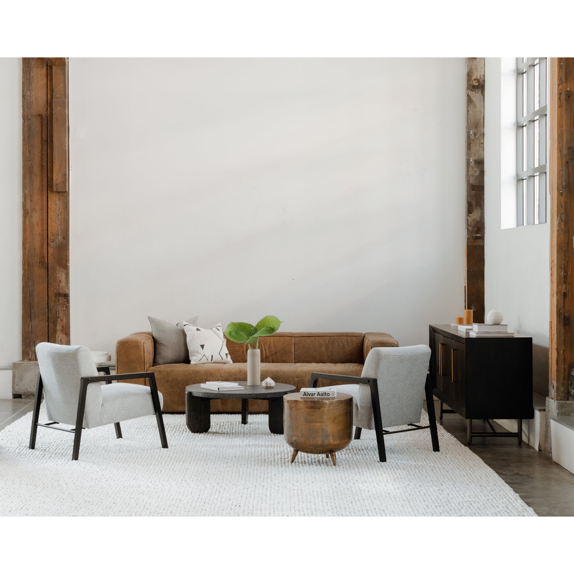 Kettel Accent Table Brass