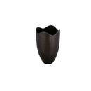 Athena Cast Aluminum Vase Blackened Bronze