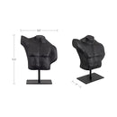 Victor Cast Alumiinum Sculpture Aged Black