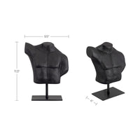 Victor Cast Alumiinum Sculpture Aged Black