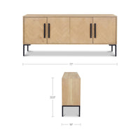 Fishbone Sideboard Natural