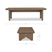 Lake Coffee Table Brown