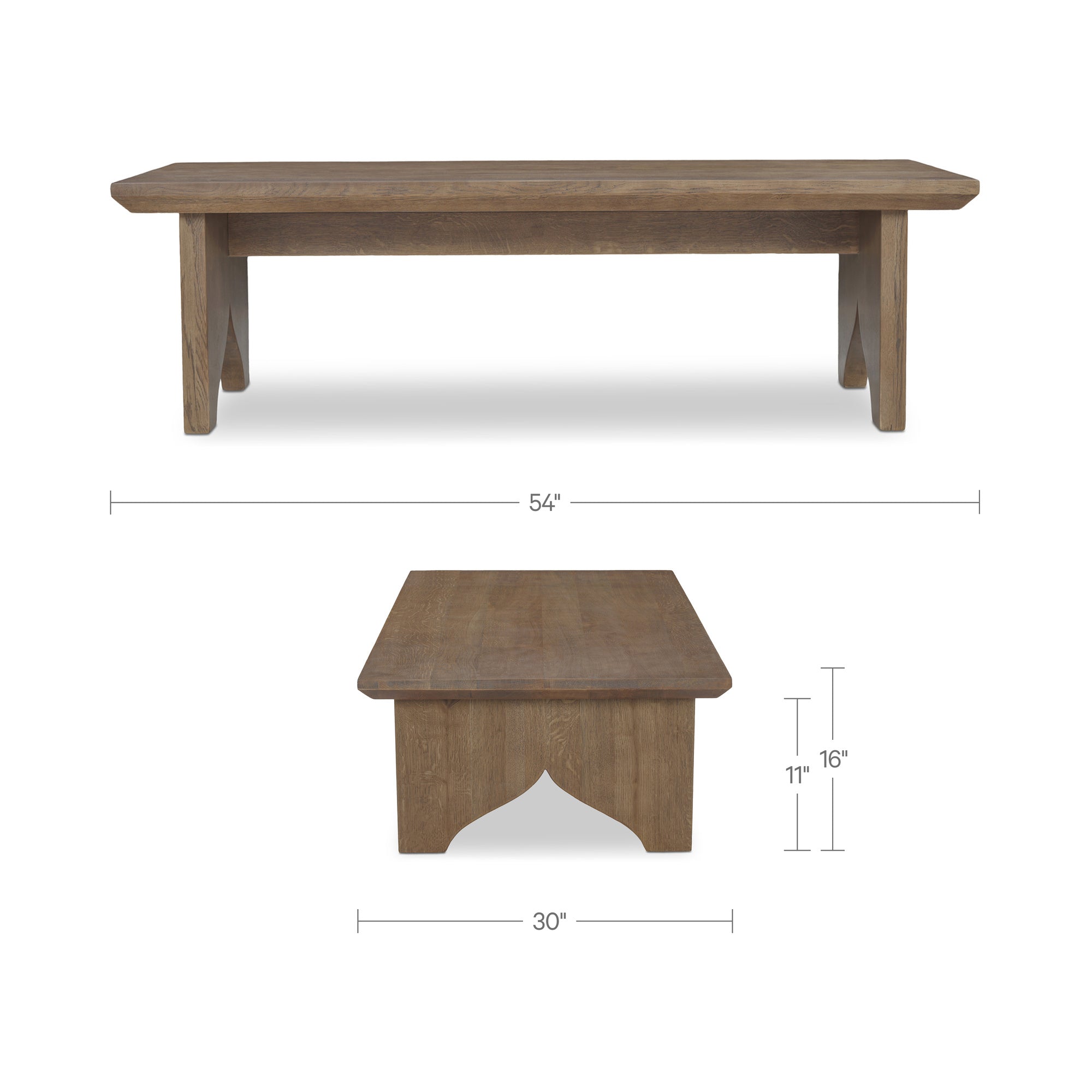 Lake Coffee Table Brown