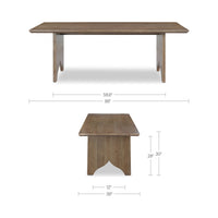 Lake Dining Table Brown