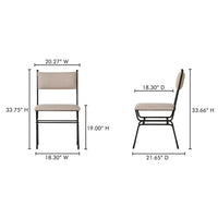 Posta Dining Chair Beige