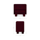 Jolene Nightstand Deep Red