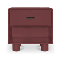 Jolene Nightstand Deep Red