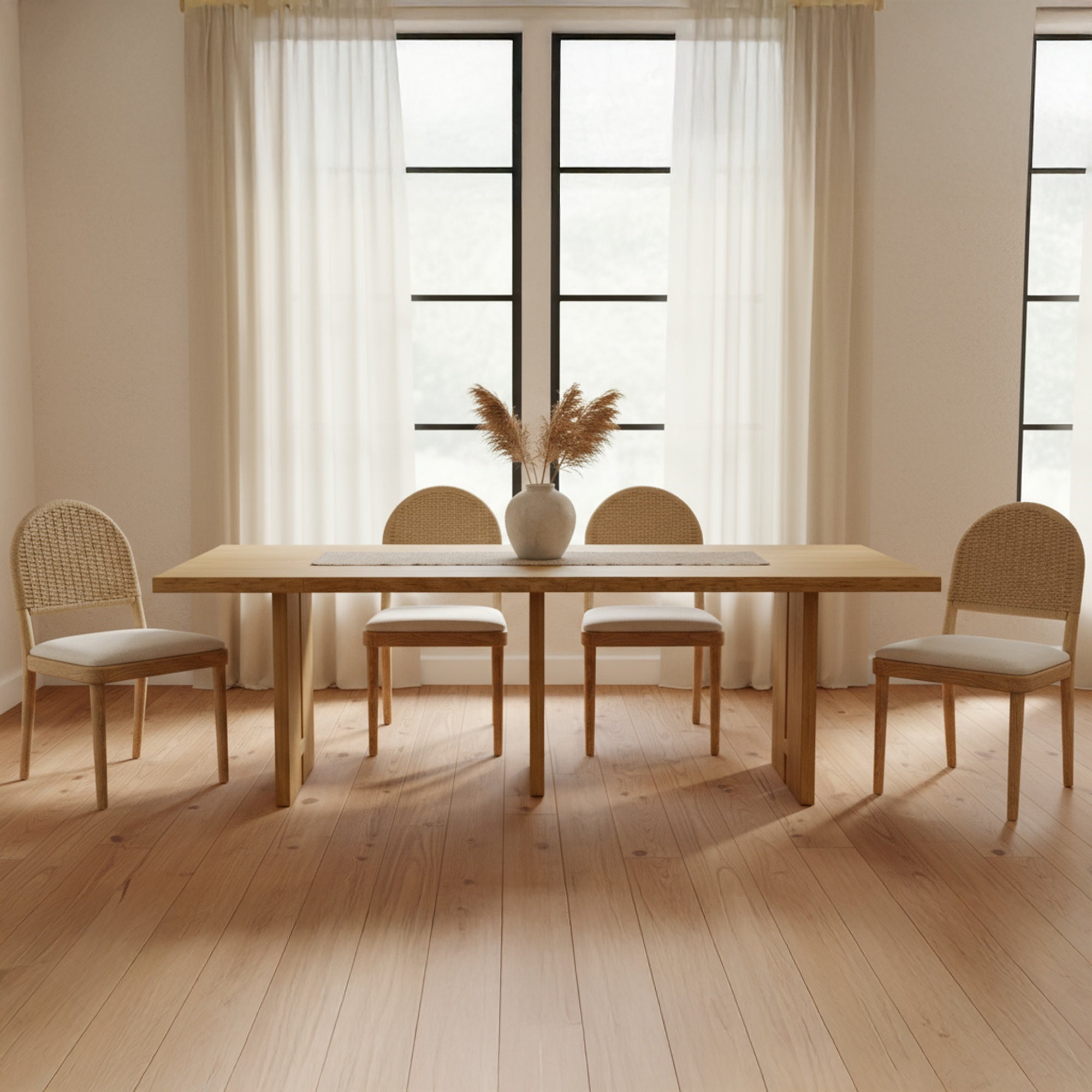 Claire Dining Chair Natural-Set of Two