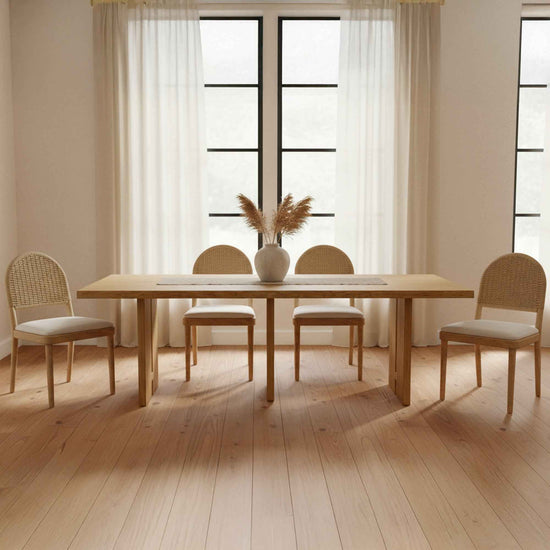 Claire Dining Chair Natural-Set of Two