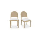 Claire Dining Chair Natural-Set of Two