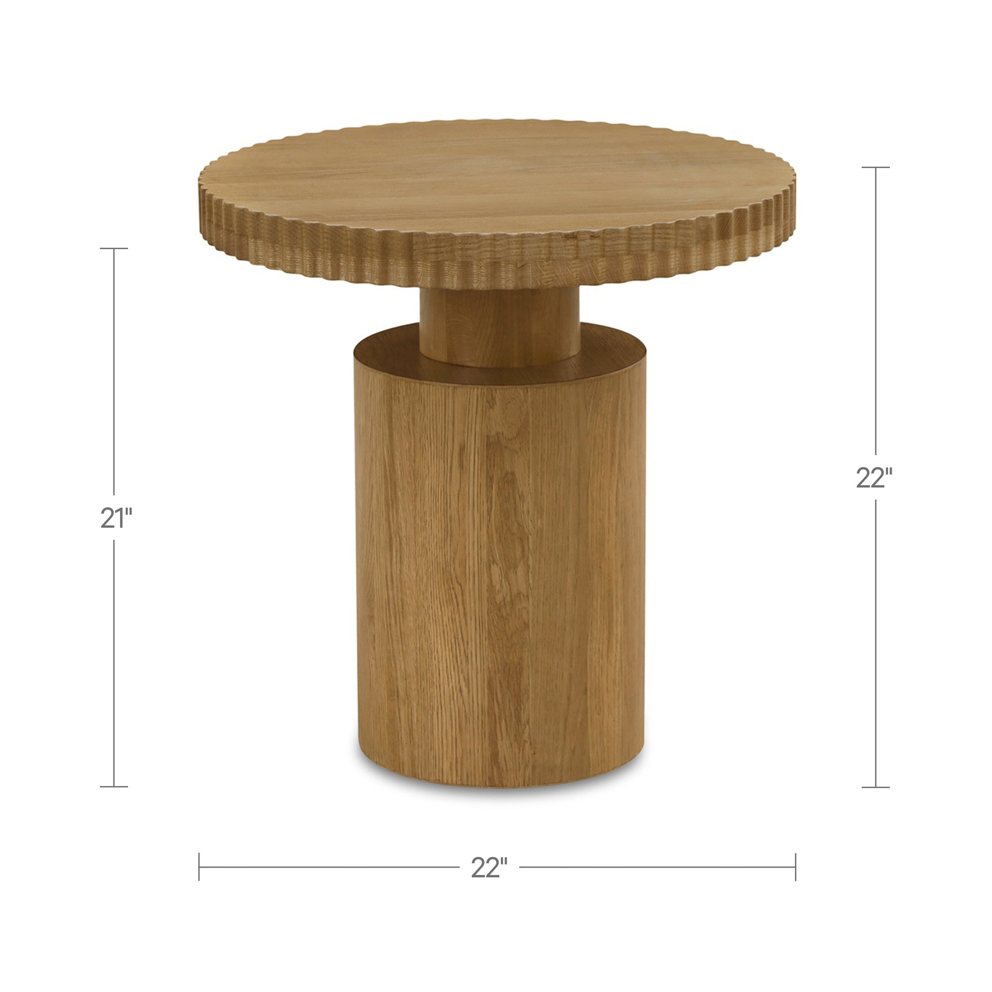 Leigh Side Table Brown