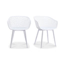 Piazza Outdoor Chair White - Set Of Two
