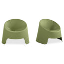 Nolla Outdoor Accent Chair Set of Two Green