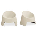 Nolla Outdoor Accent Chair Set of Two Light Grey