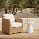 Ruth Outdoor Side Table White