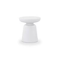 Ruth Outdoor Side Table White