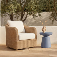 Ruth Outdoor Side Table Blue