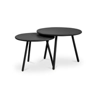 Kari Outdoor Nesting Coffee Table Black