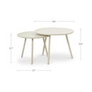 Kari Outdoor Nesting Coffee Table Cream