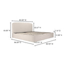 Joan King Storage Bed Cream