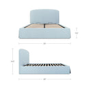 Joan King Storage Bed Light Blue