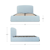 Joan King Storage Bed Light Blue