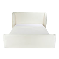 Sophia King Storage Bed Cream