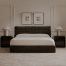 Sebastion King Storage Bed Green