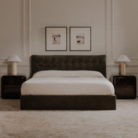 Sebastion Queen Storage Bed Green