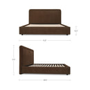 Simon Queen Storage Bed Brown
