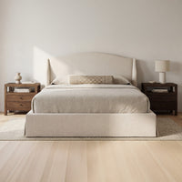Weston King Storage Bed Cream