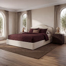 Maggie King Storage Bed Cream