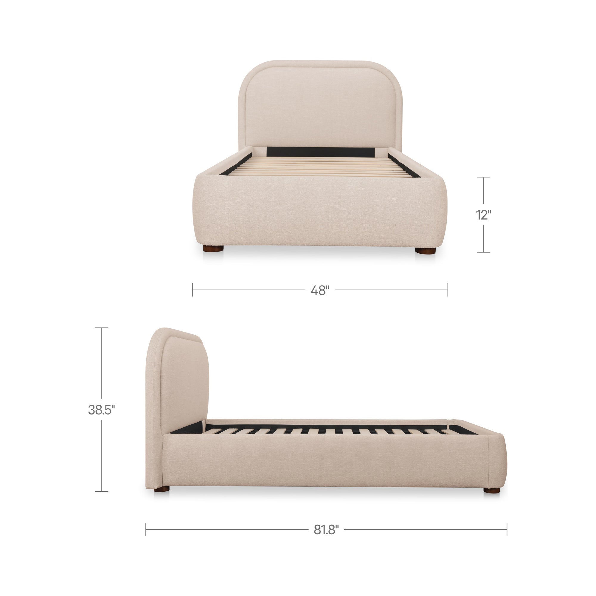 Colin Twin Bed Light Brown