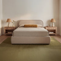 Colin Queen Storage Bed Light Brown