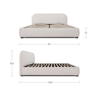 Colin King Storage Bed Oatmeal