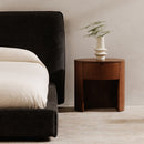Theo 1 Drawer Nightstand Brown