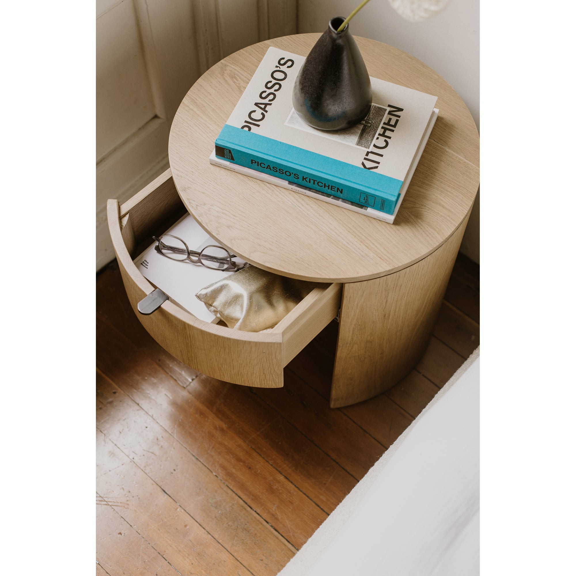Theo 1 Drawer Nightstand Natural