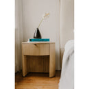 Theo 1 Drawer Nightstand Natural