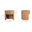 Theo 1 Drawer Nightstand Natural