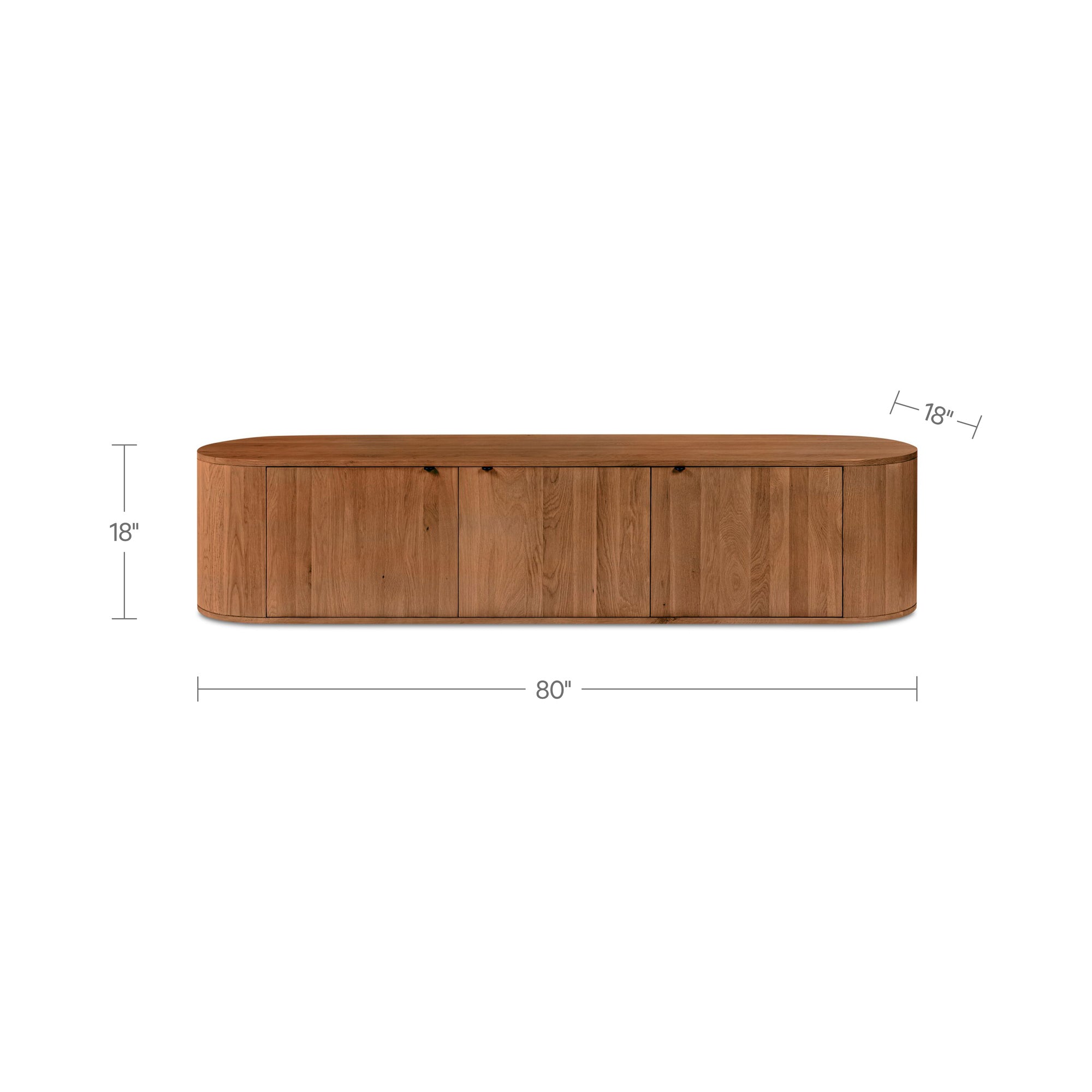 Theo Media Bench Brown
