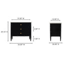 Eleanor Nightstand Black