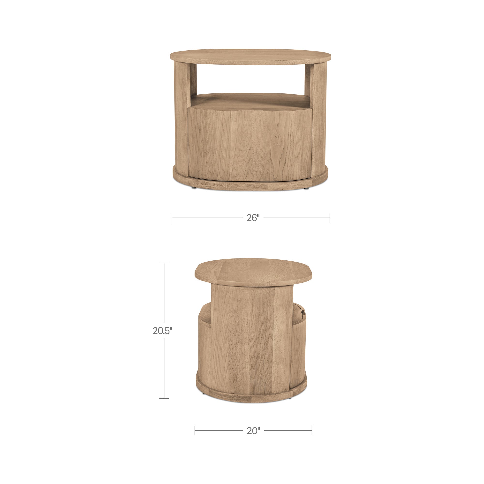 Tommy Nightstand Natural
