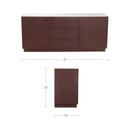 Nadine Sideboard Deep Burgundy