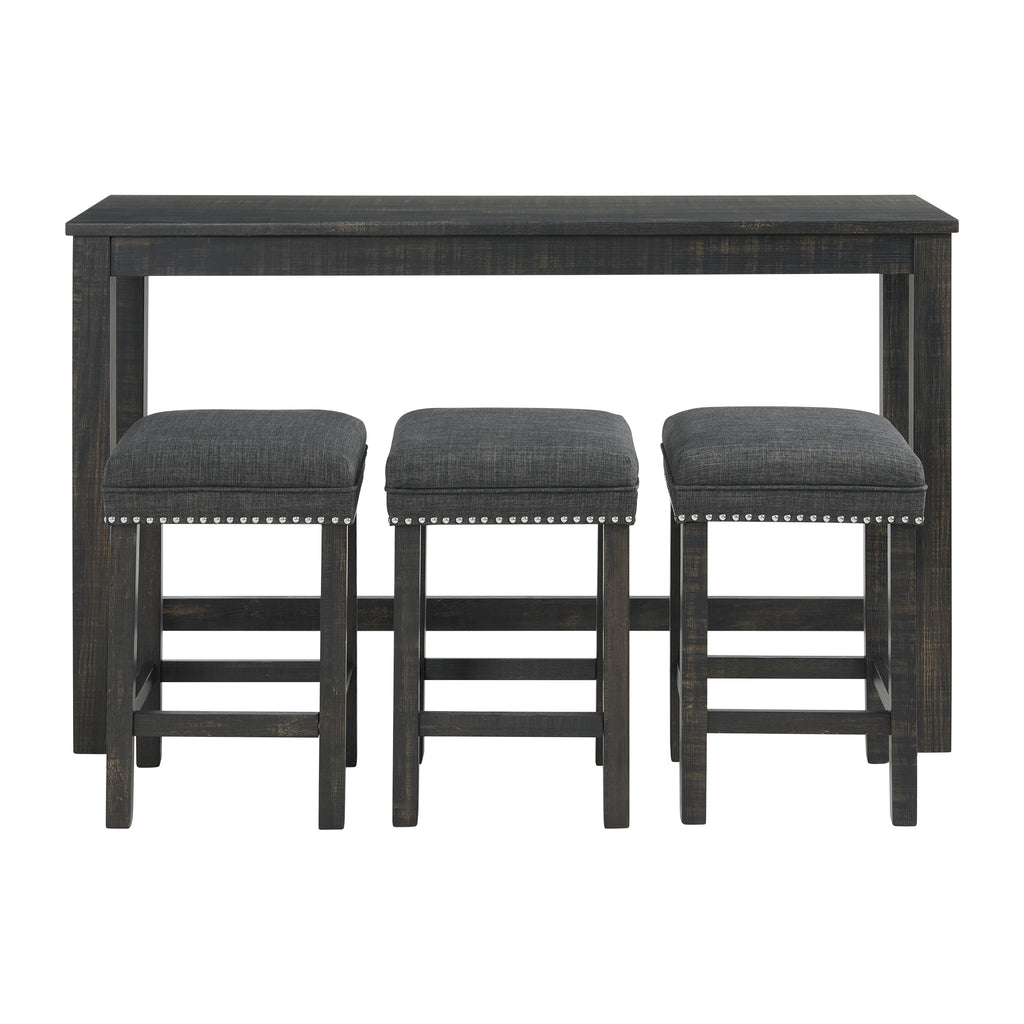River-Occasional-Bar-Table-Single-Pack-Grey-(Table-+-Three-Stools)