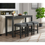 River-Occasional-Bar-Table-Single-Pack-Grey-(Table-+-Three-Stools)
