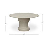 Magnolia Outdoor Dining Table Cream