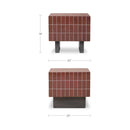 Farren Outdoor Side Table Brown